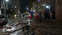 جاری شدن سیلاب و خسارت شدید به شهرستان مشگین شهر