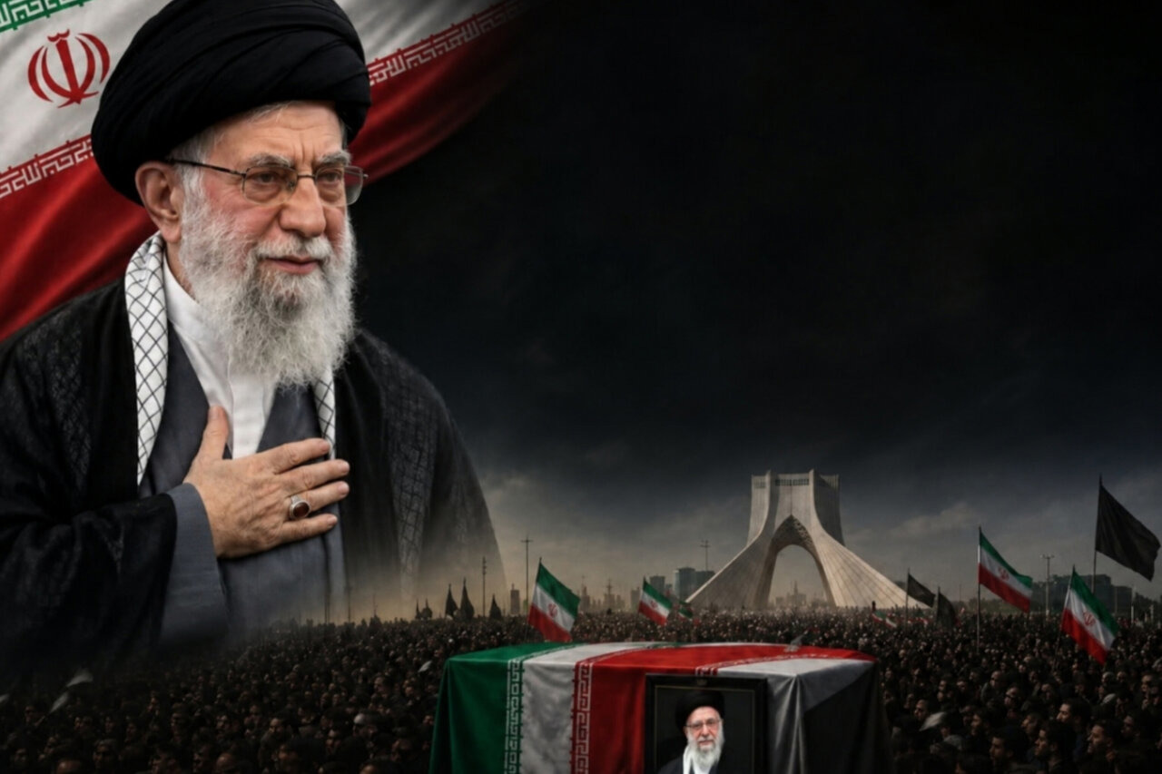 پرچم های عزا برافراشته شد؛ دیار باکری مهیای وداع با رهبر شهید انقلاب