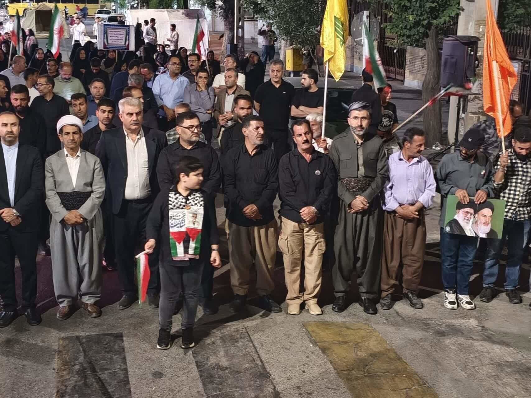 جلوه‌های همبستگی ملی در تجمع مردم بوکان در شب صدو بیست و چهارم