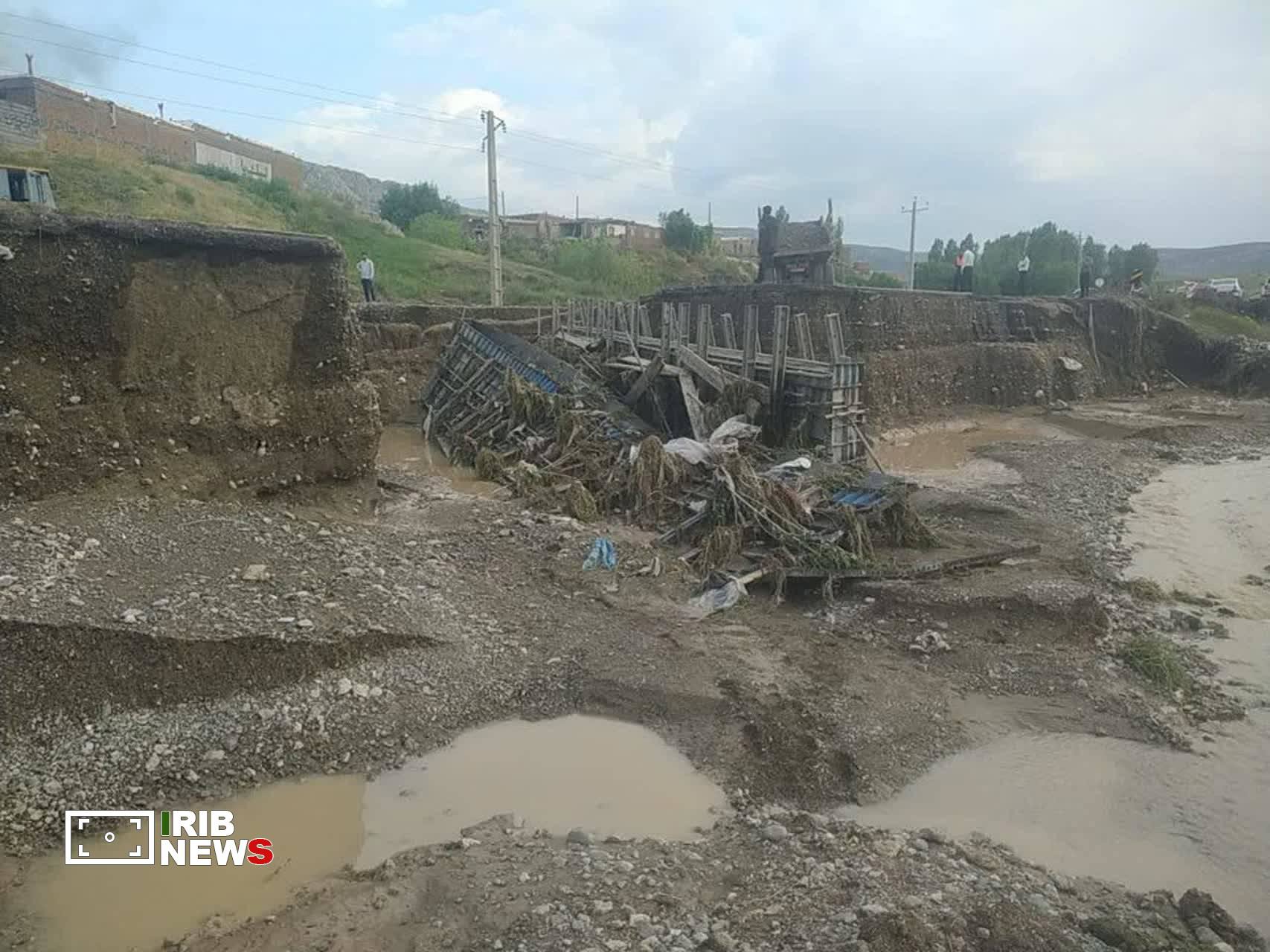 خسارت سیل چالدران به زمین‌های کشاورزی ۳۰ روستا