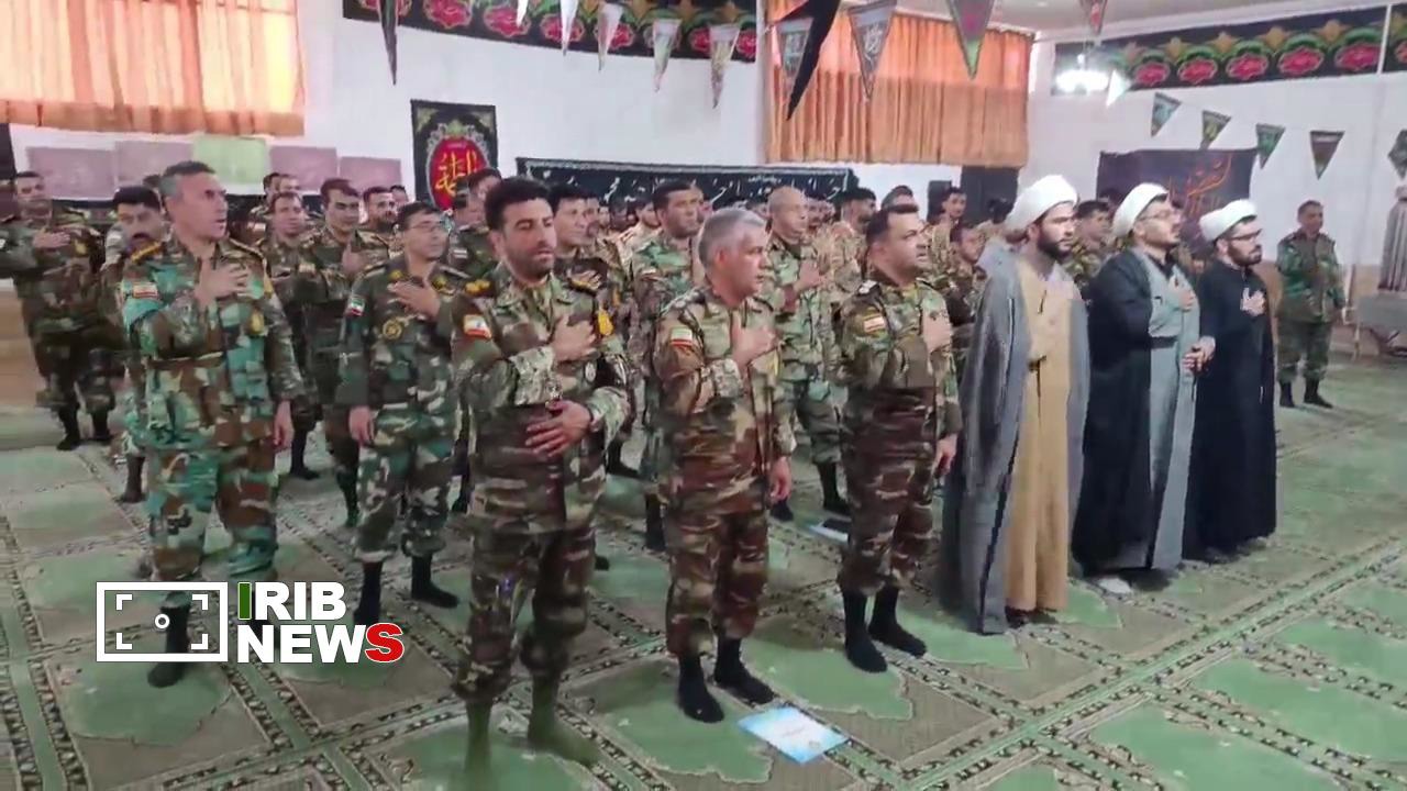 پاسداشت آقای شهید ایران در پادگان تیپ ۲۲۱ ارتش مراغه