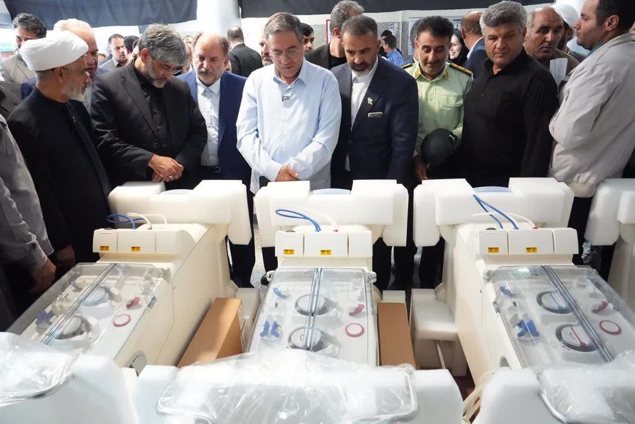 برگزاری آیین رونمایی از تجهیزات پیشرفته پزشکی بیمارستان شهرستان تکاب