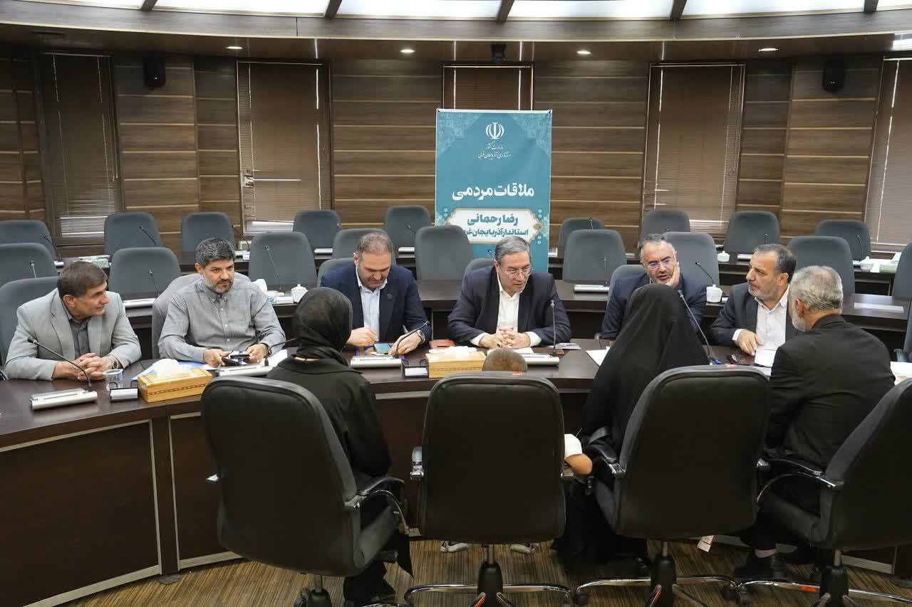 دیدار مردمی استاندار آذربایجان غربی و رئیس مرکز ملی بازرسی سازمان اداری و استخدامی کشور