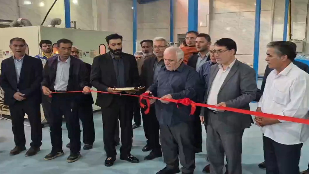 افتتاح کارخانه تولید و بسته‌بندی آب معدنی در روستای چمن‌زمین هریس