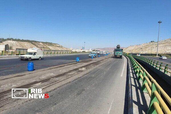 اعمال محدودیت ترافیکی در آزادراه شهید کسایی تبریز