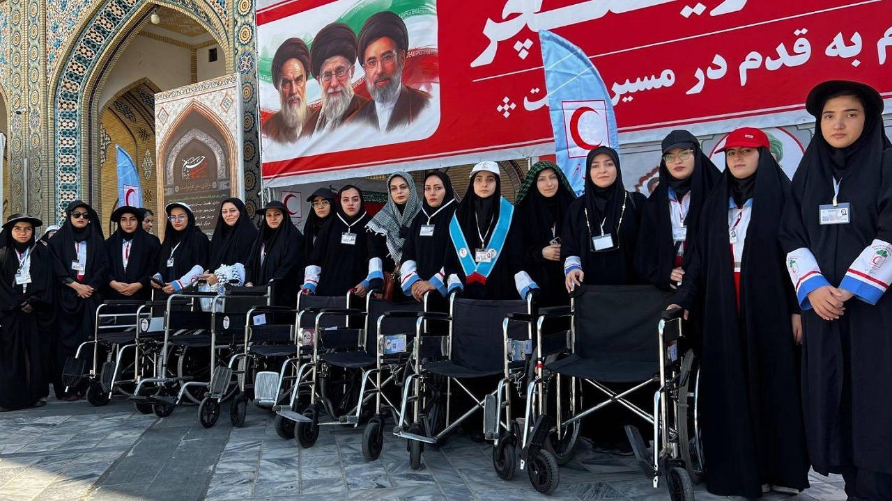 ۴۰ جوان هلال‌احمر آذربایجان‌شرقی خادم زائران رضوی شدند