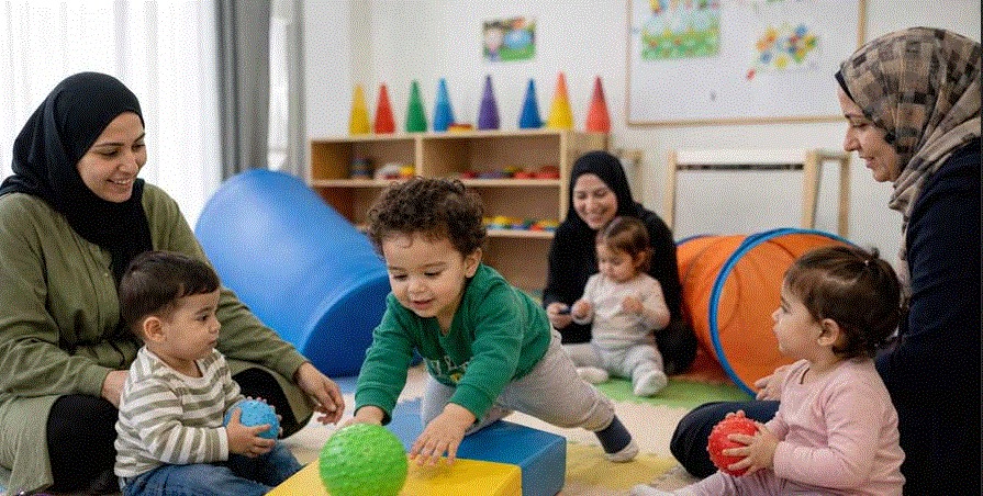 برگزاری کارگاه آموزشی «تغذیه مادر و کودک» ویژه مادران دارای فرزندان چندقلو در چهاربرج