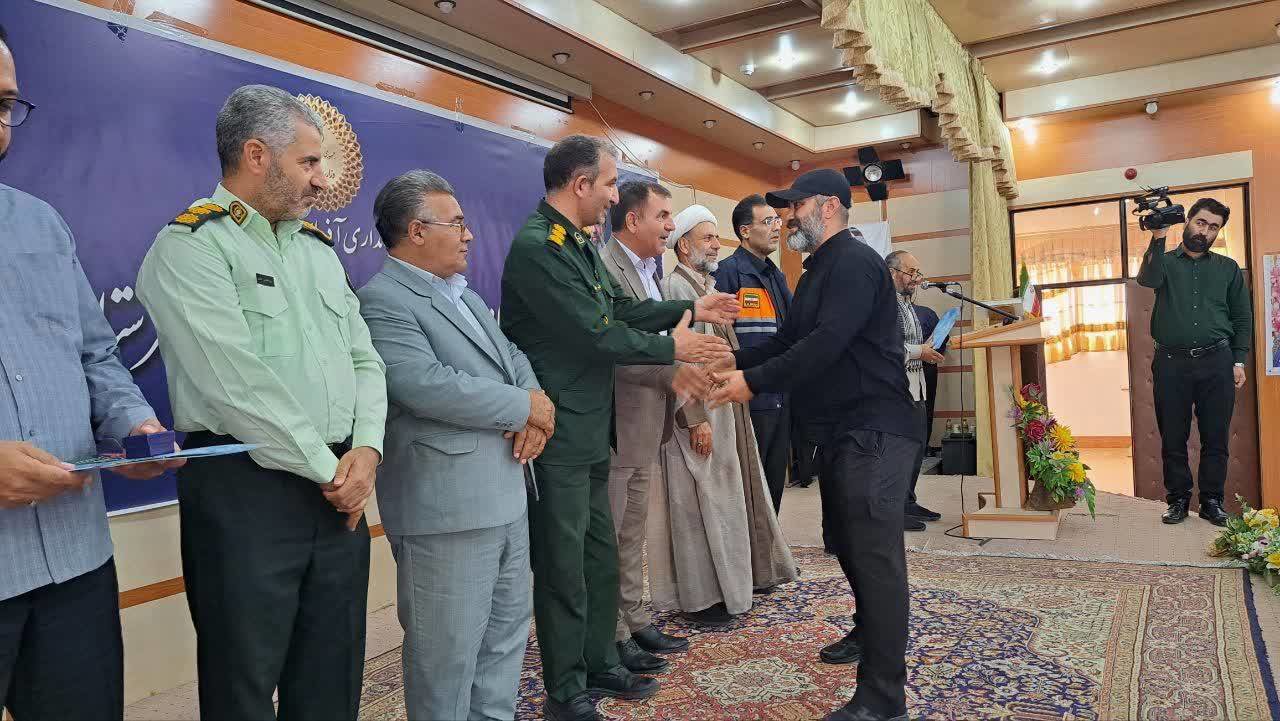 تجلیل از موکب داران اربعین وخادمان حسینی در میاندوآب