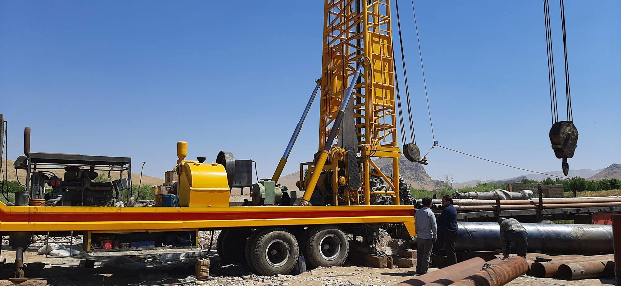 تقویت منابع آب مجتمع روستایی ظاهرکندی شاهین‌دژ