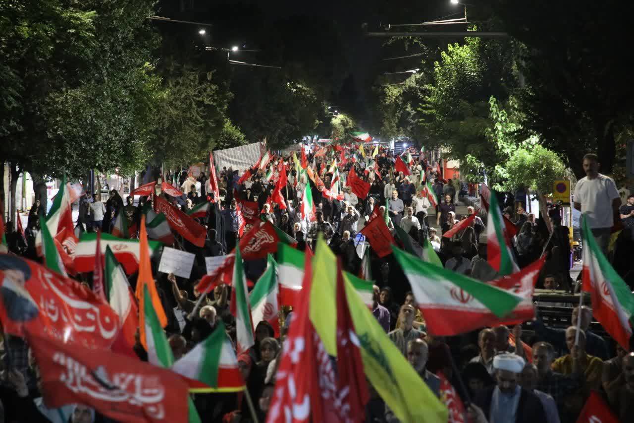 صدو هفتاد و هفتمین موج از خروش انقلابی مردم آذربایجان‌غربی