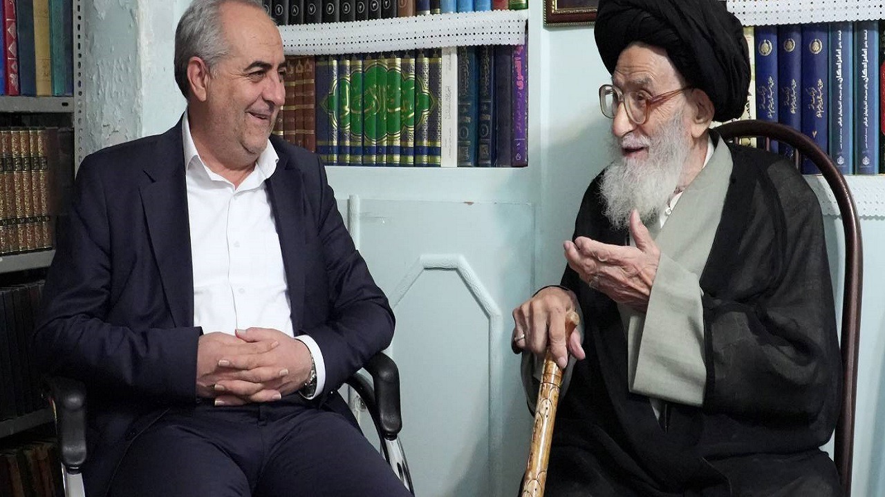 دیدار استاندار آذربایجان شرقی با آیت الله سید محمد تقی آل هاشم