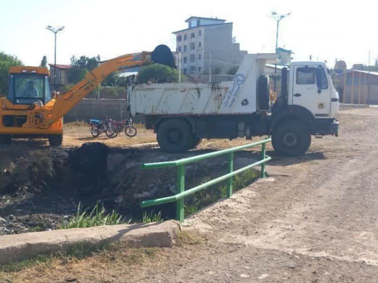 پاکسازی رودخانه قوری چای اردبیل
