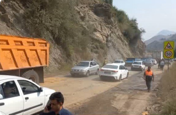 محور هراز در محدوده آب‌اسک بازگشایی شد