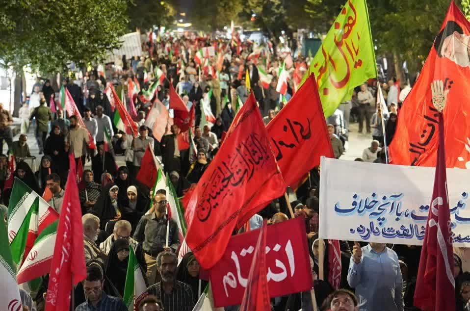 حضور مردم آذربایجان‌غربی در صدو نودو پنجمین رزمگاه شبانه