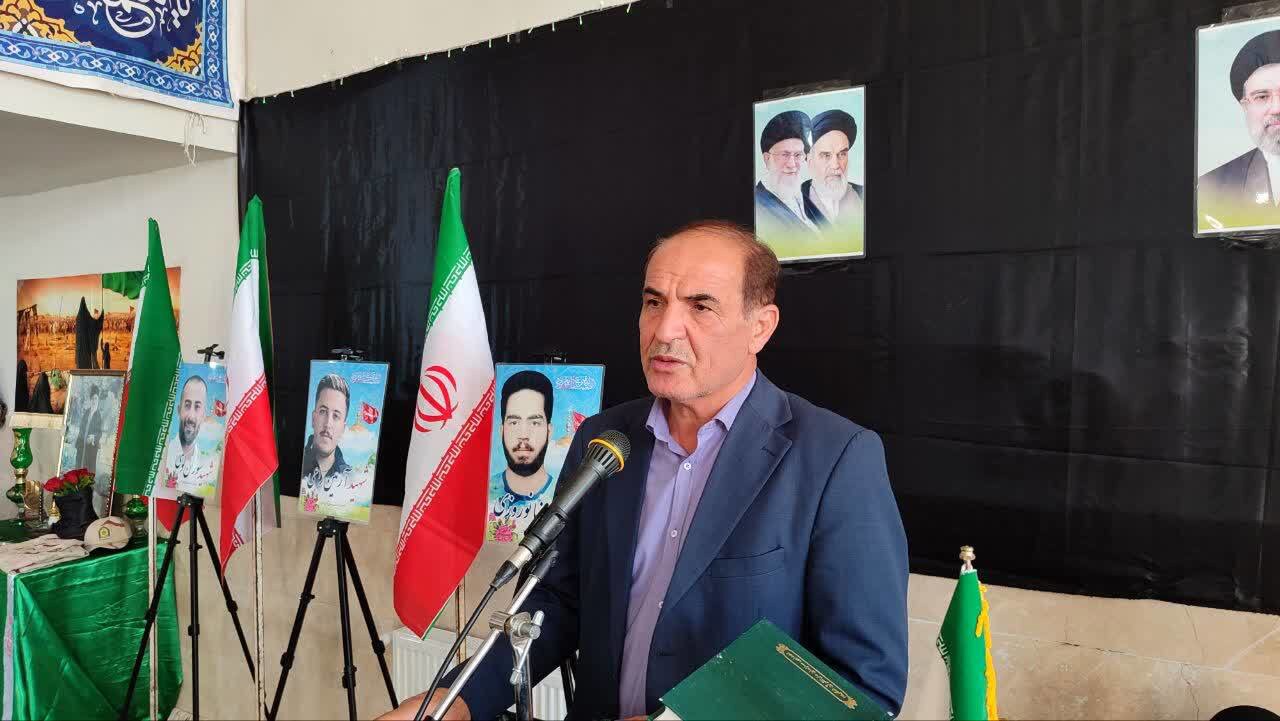 برگزاری یادواره شهدای جنگ رمضان در روستای بابا نظر تکاب