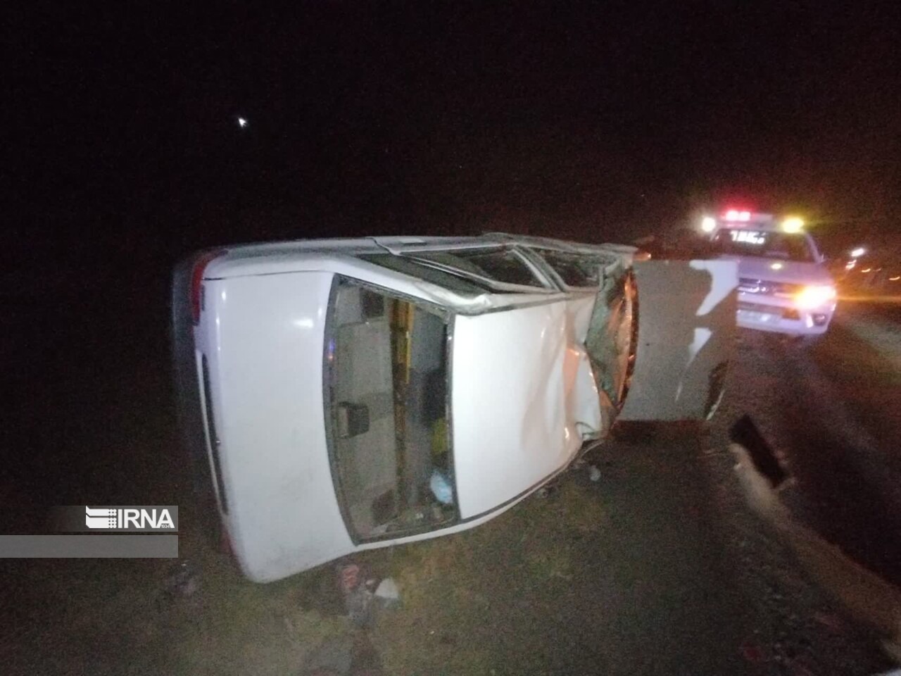 واژگونی پراید در همدان جان دختر ۲ ساله را گرفت