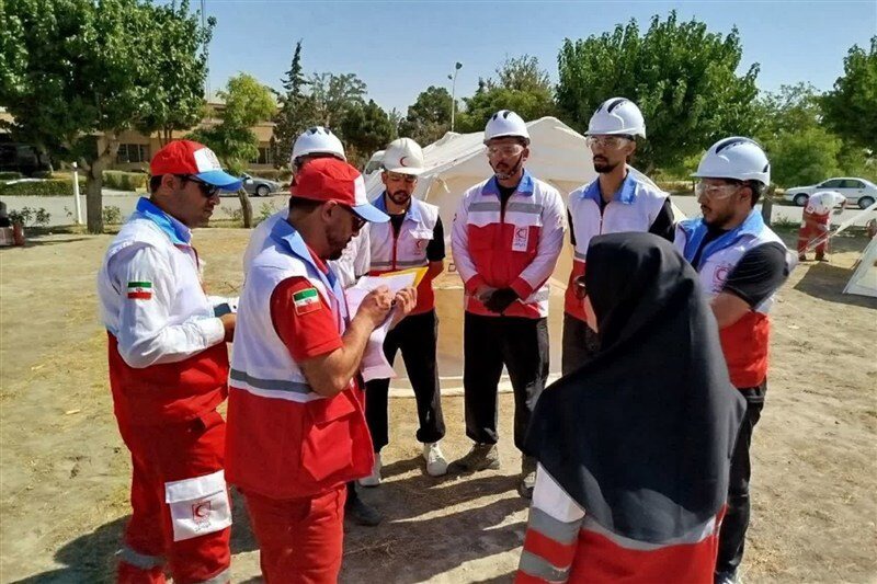 ارائه خدمات رایگان درمانی هلال احمر به ۶۵۳ نفر در نیارق نمین