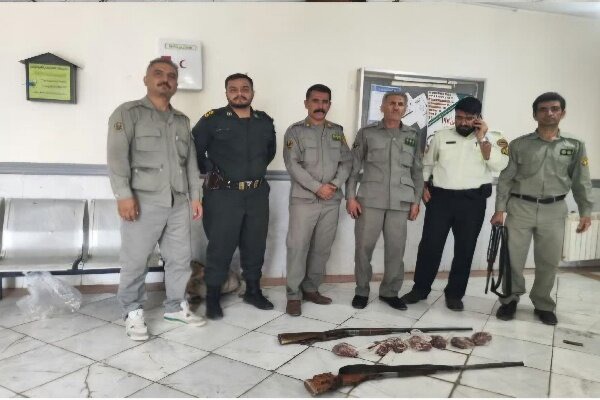 برخورد قاطع با شکارچی غیرمجاز در باشت؛ کشف گوشت کل وحشی و سلاح غیرمجاز