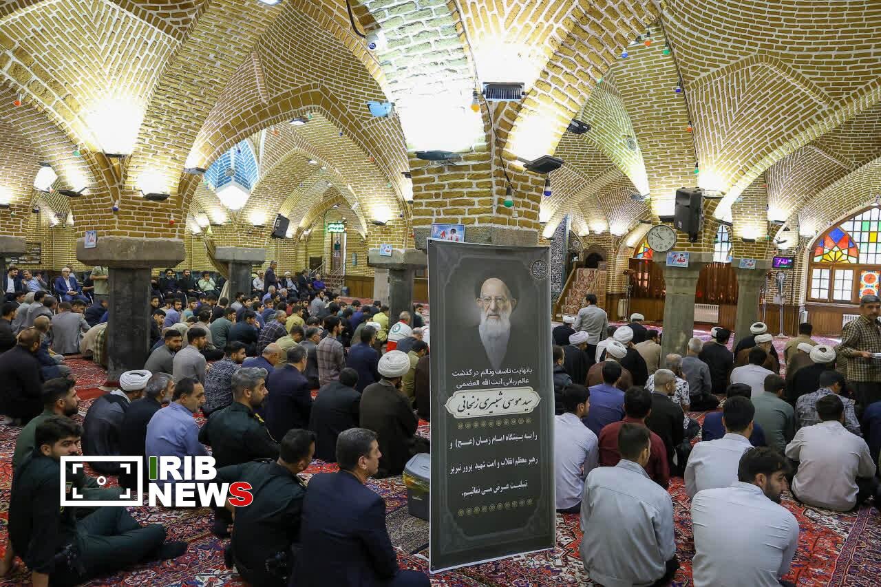مراسم یادبود حضرت آیت الله شبیری زنجانی در تبریز