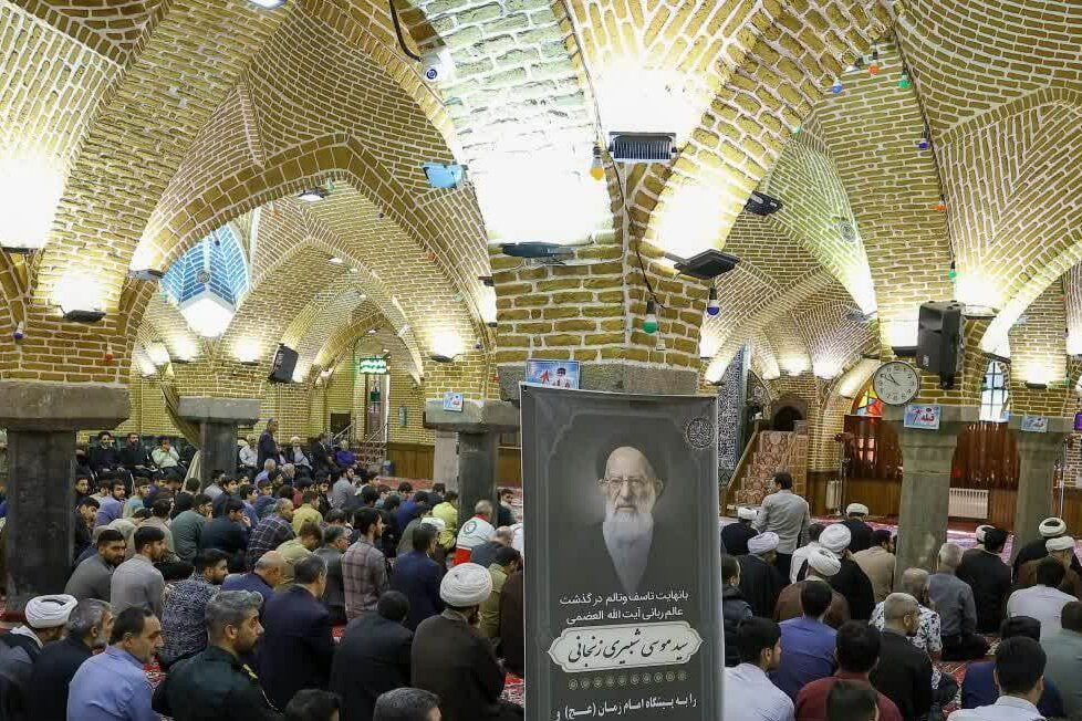 مراسم یادبود آیت‌الله شبیری زنجانی در تبریز برگزار شد