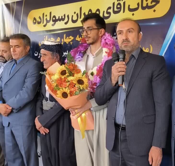 استقبال از افتخارآفرین بوکانی در مسابقات بین‌المللی مهارت چین