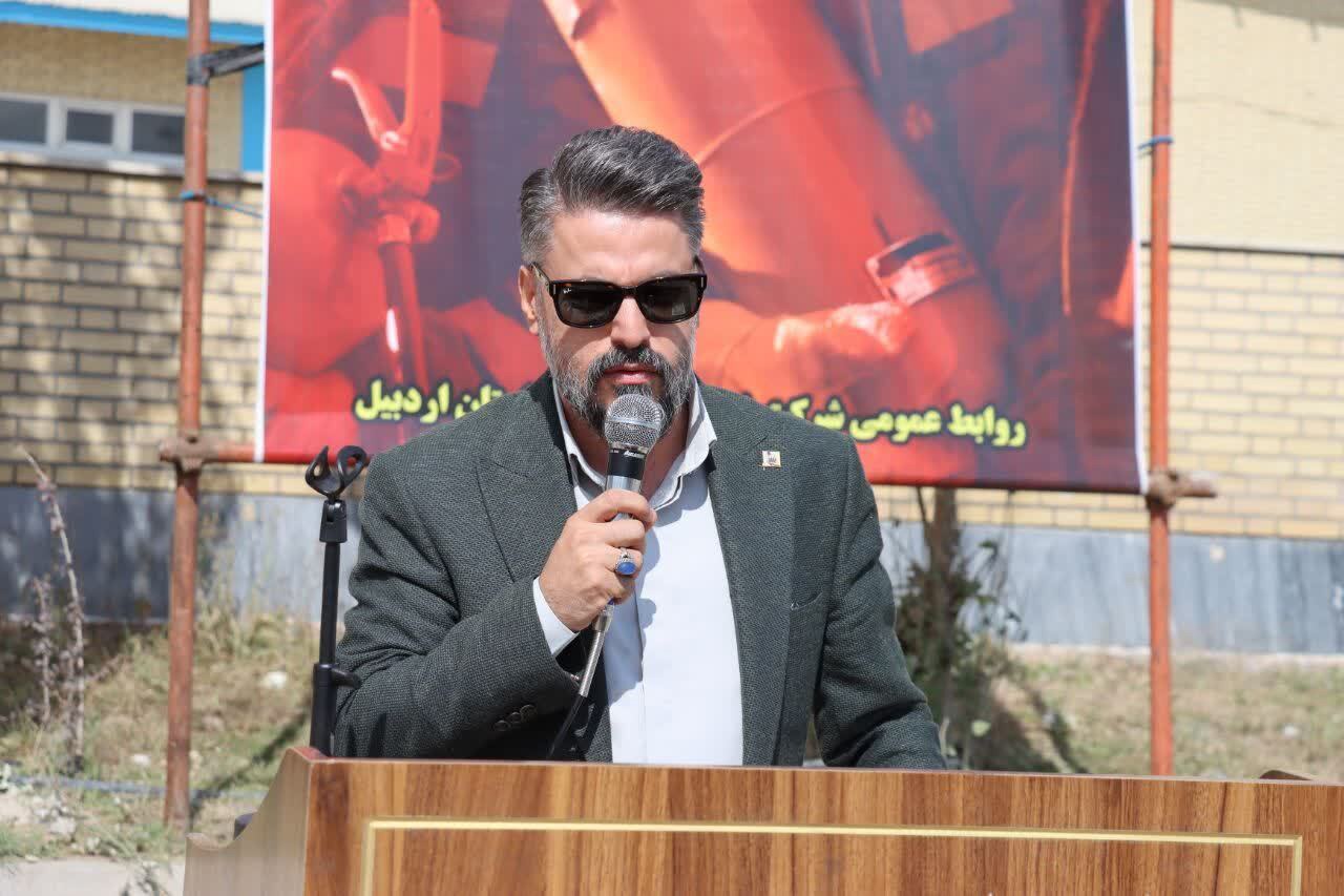 مانور عملیاتی آتش‌نشانی در شهرک صنعتی اردبیل ۲ برگزار شد