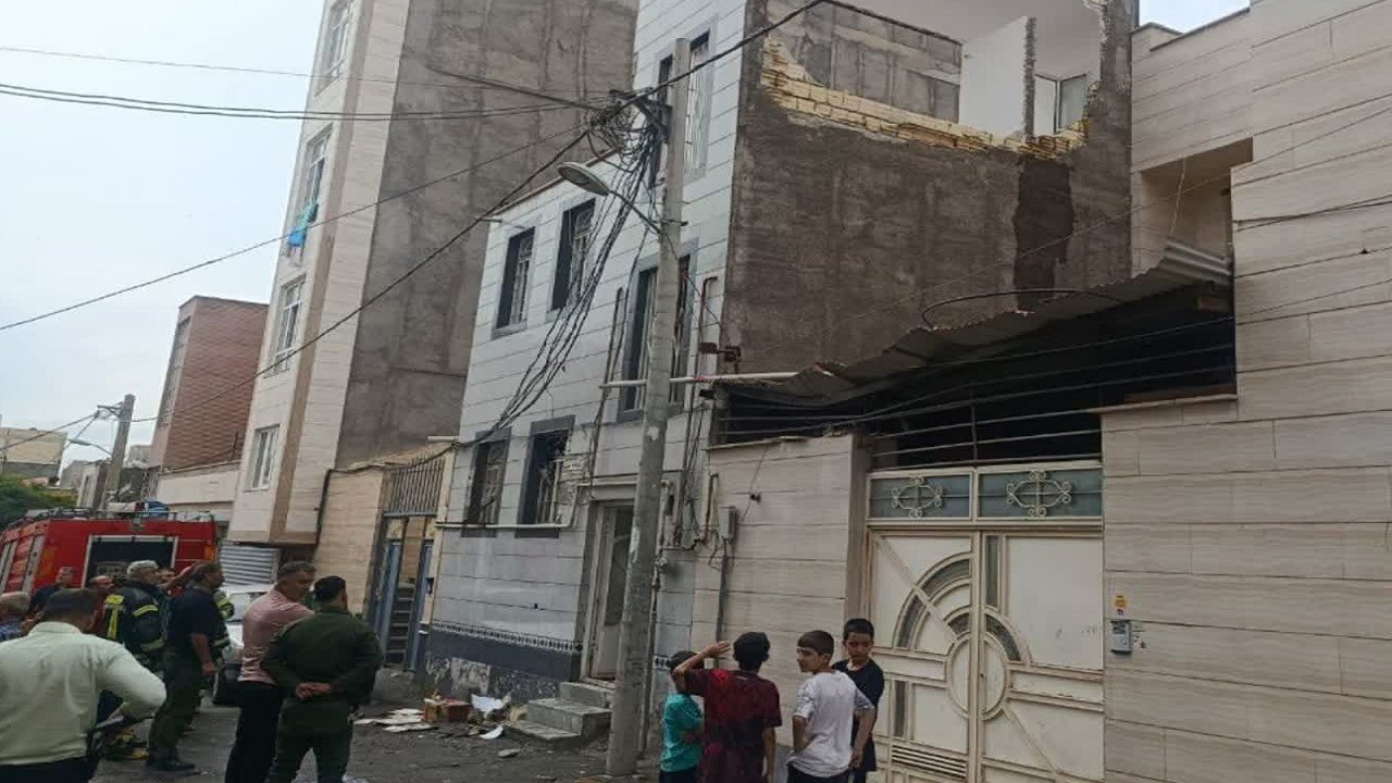 یک مصدوم بر اثر انفجار گاز در یک واحد مسکونی در میانه