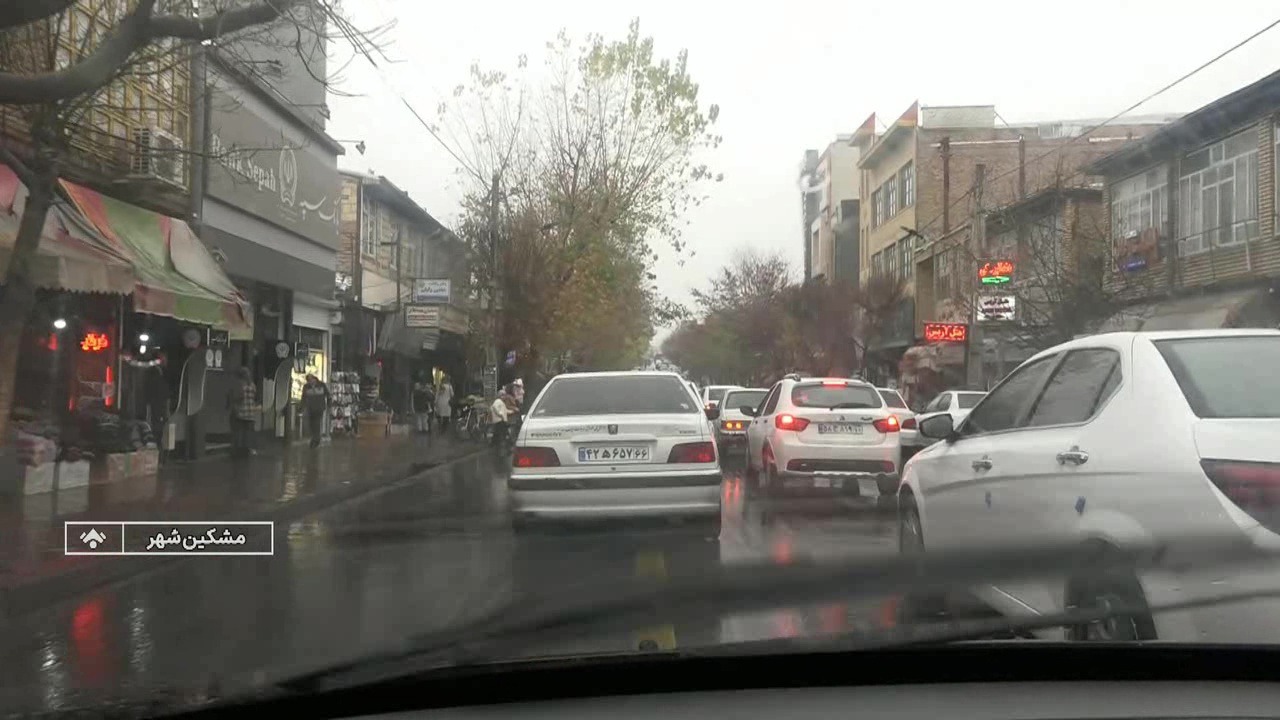 باران، رعدوبرق و برف در ارتفاعات سبلان