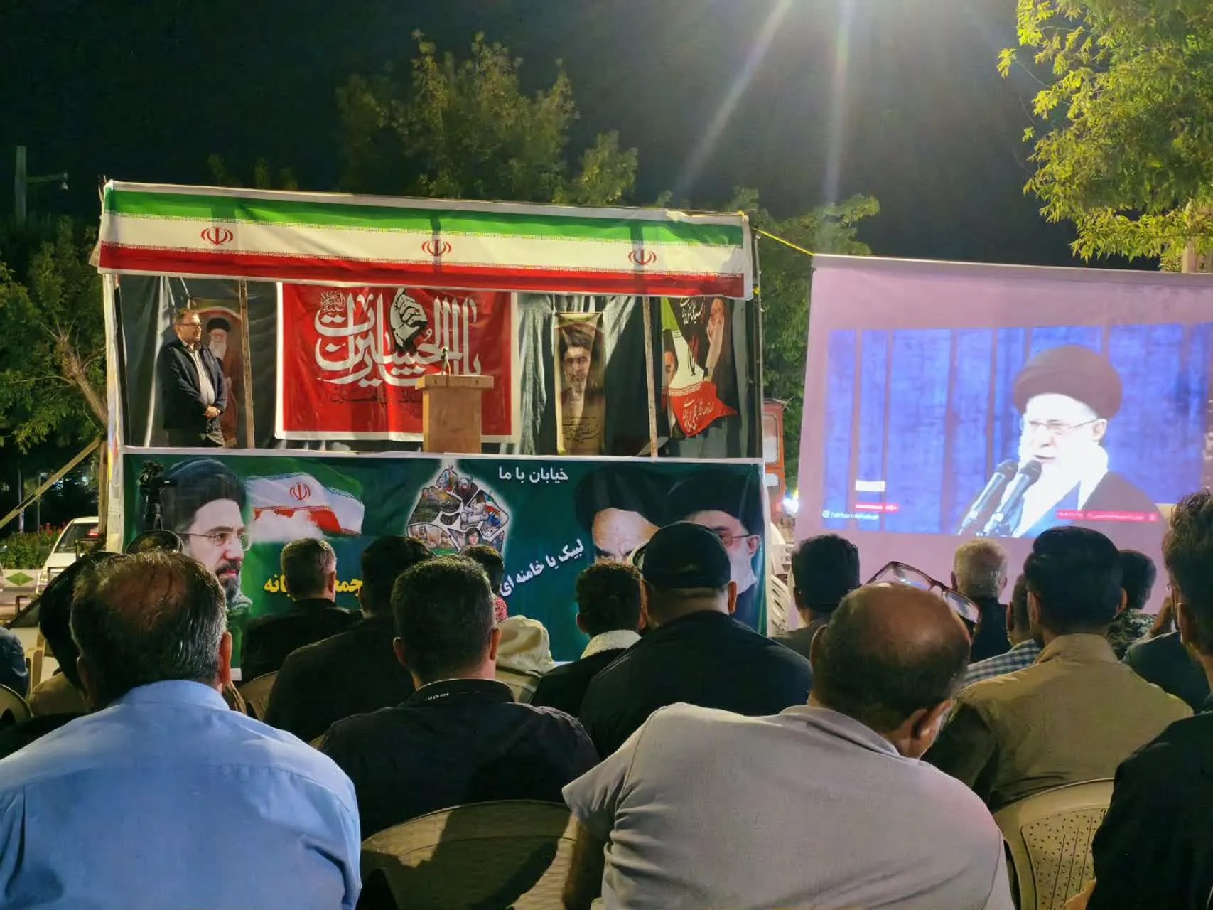 نمایش همبستگی ملی در شب‌های  ایستادگی مردم بوکان