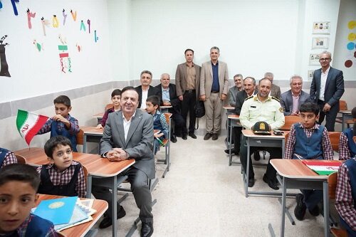 مدرسه ۹ کلاسه «زنده‌یاد وحدانی» در قزوین افتتاح شد