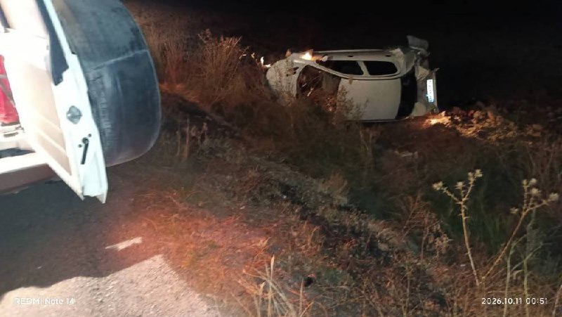واژگونی خودرو ۲۰۶در محور ماکو _ بازرگان ۴ مصدوم برجا گذاشت