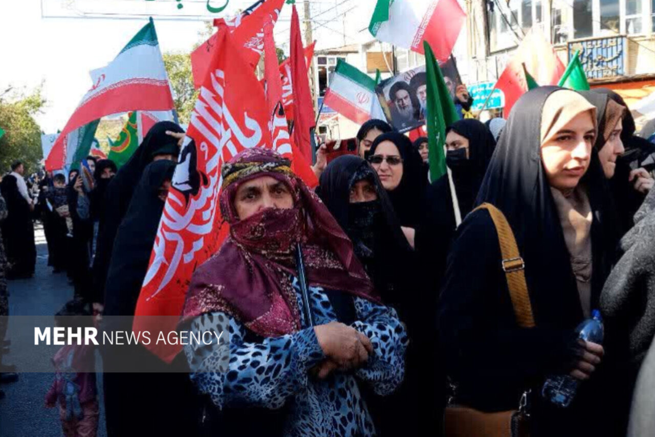 مشگین‌شهر یکصدا در راهپیمایی «جانفدایان ایران»