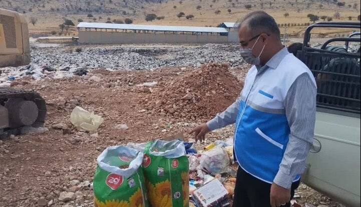 کشف و معدوم‌سازی یک تن پسته، آجیل آفت‌زده و مواد غذایی فاسد در شهرستان بویراحمد